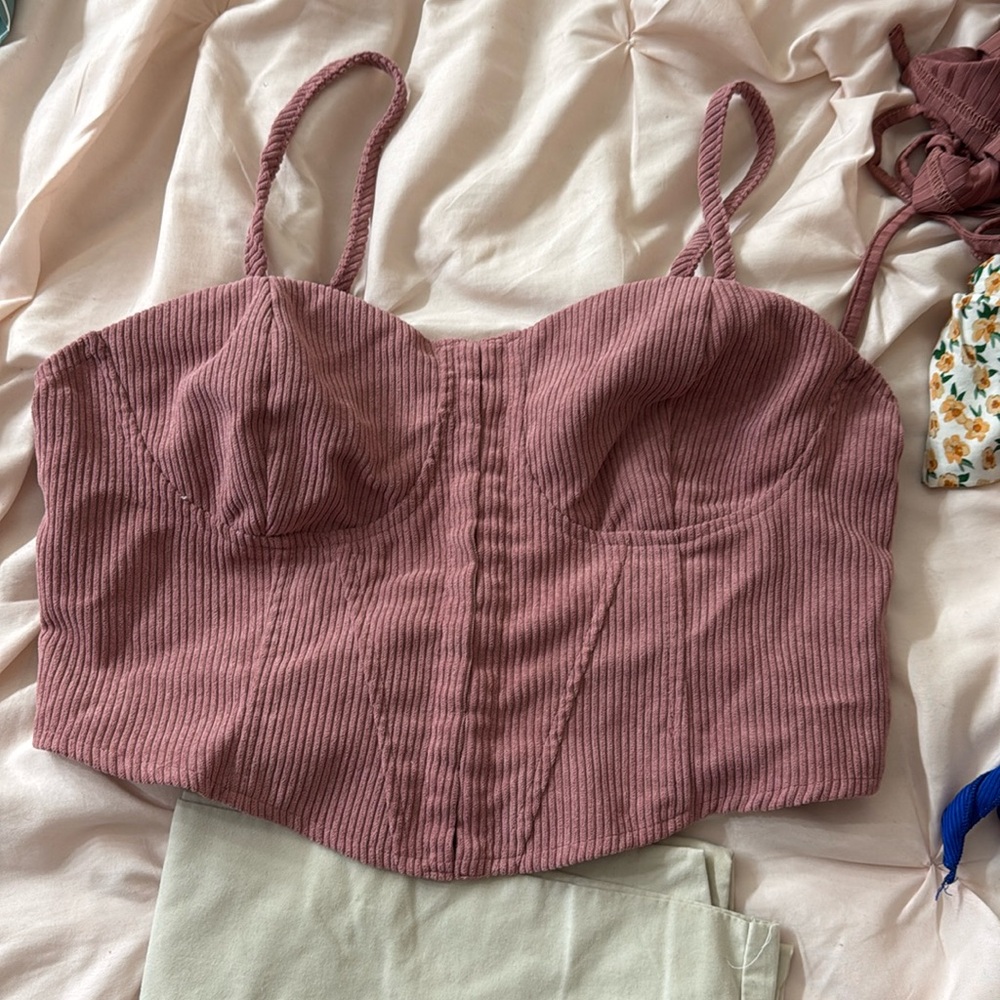 Dusty pink tank top
